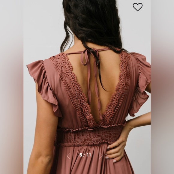 BALTIC BORN Jasmine Maxi Dress in mauve M - Picture 2 of 2